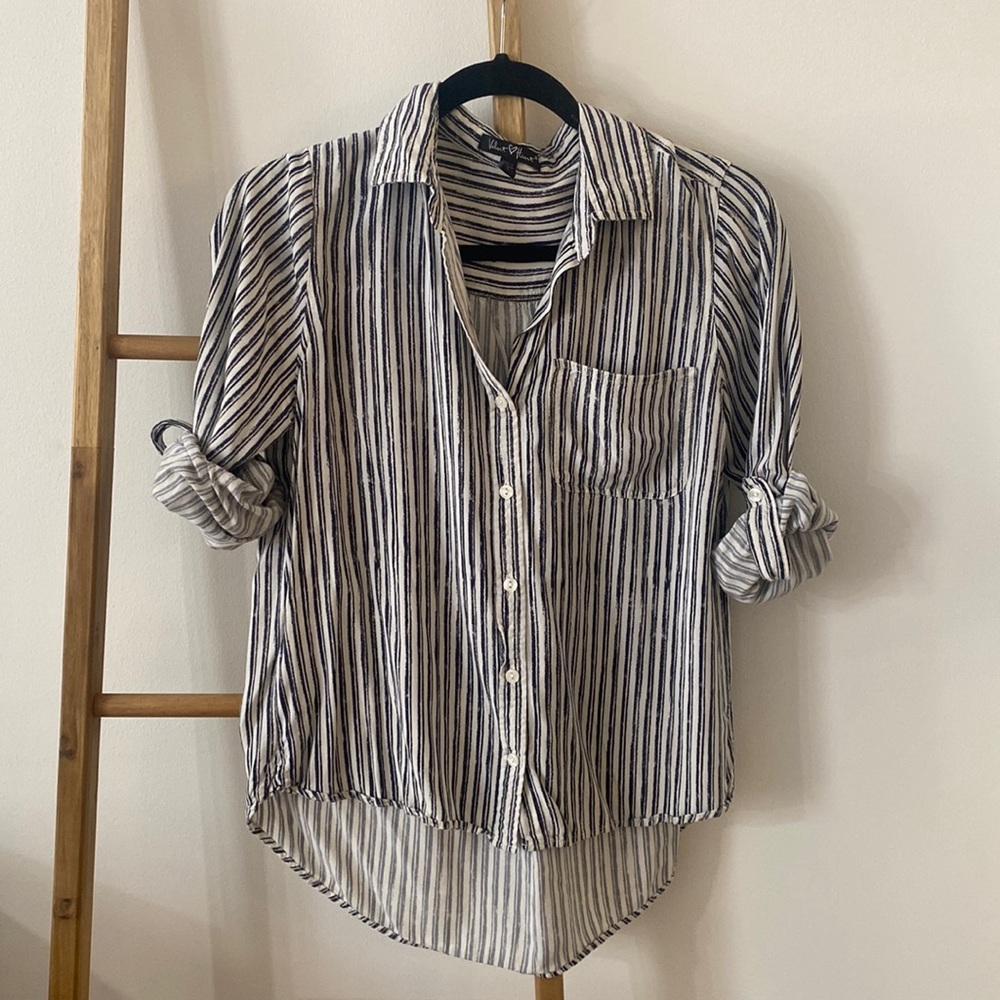 Striped Button Down Shirt